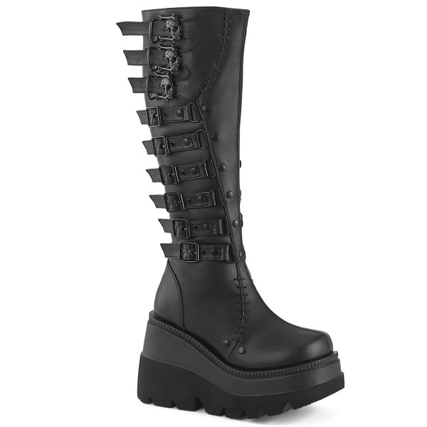 Demonia Cult SHAKER-232 Blk Vegan Leather