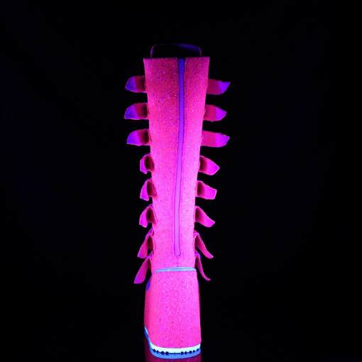 Stivale Demonia UV rosa