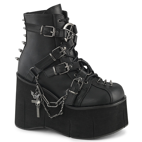 Demonia KERA-68 Blk Vegan Leather
