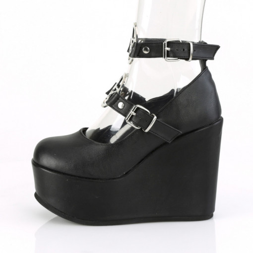 Demonia POISON-99-1 Blk Vegan Leather