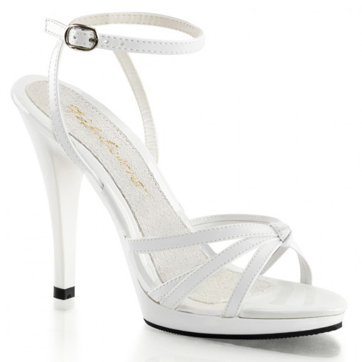 Fabulicious FLAIR-436 Wht Pat/Wht