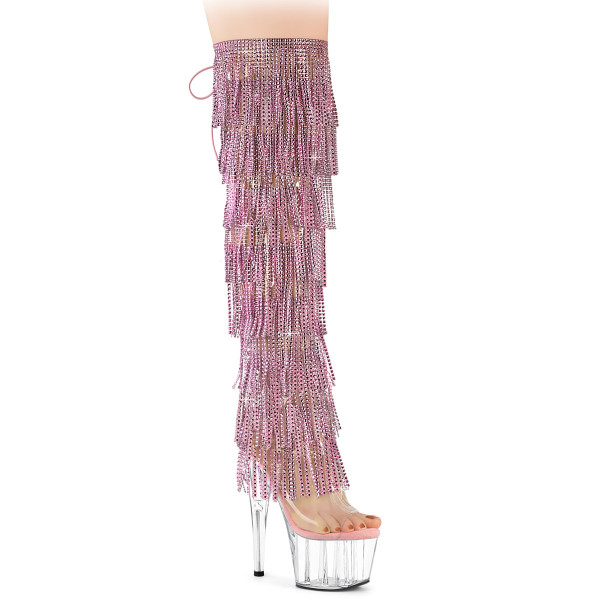 Pleaser ADORE-3019C-RSF Clr-B. Pink/Clr