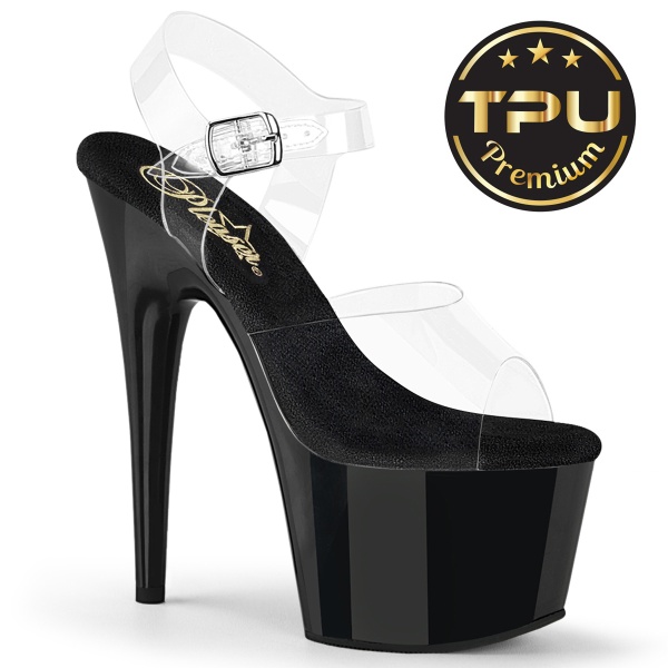 Pleaser ADORE-708PREM Clr TPU/Blk