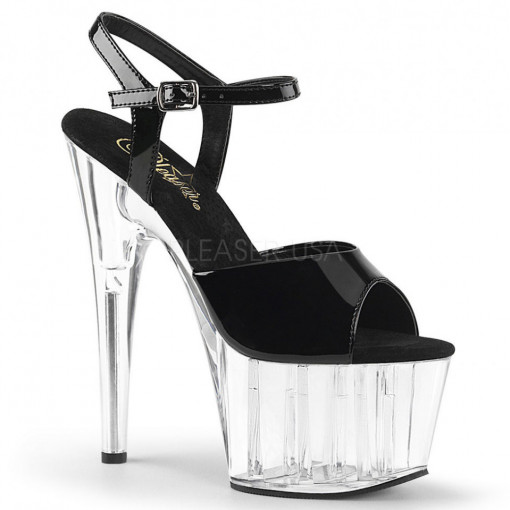 Pleaser ADORE-709 Blk Pat/ Clr