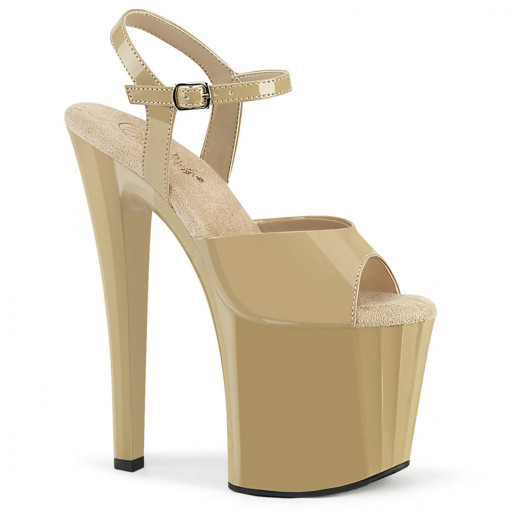 Pleaser ENCHANT-709 Cream Pat/Cream