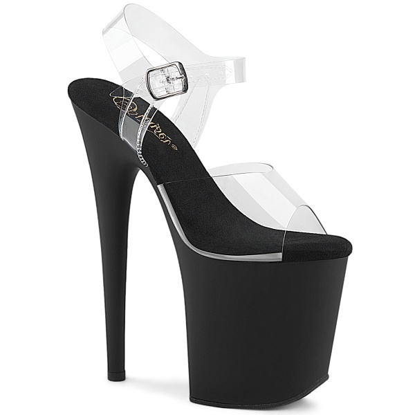 Pleaser FLAMINGO-808 Clr/Blk Matte