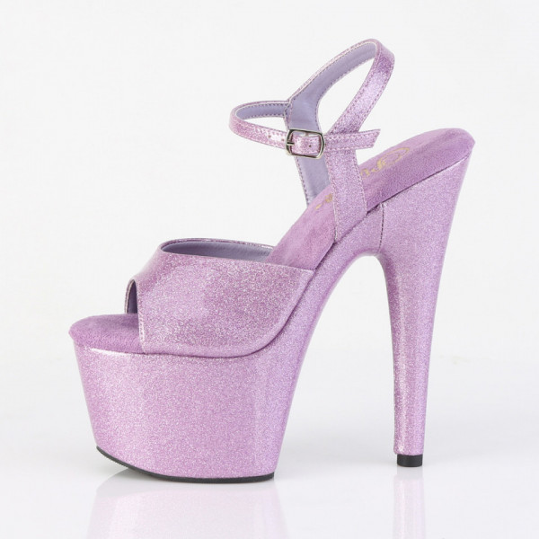 Sandali Pleaser ADORE-709GP Lilac Glitter Pat/M