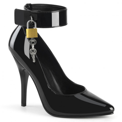 Pleaser SEDUCE-432 Blk Pat