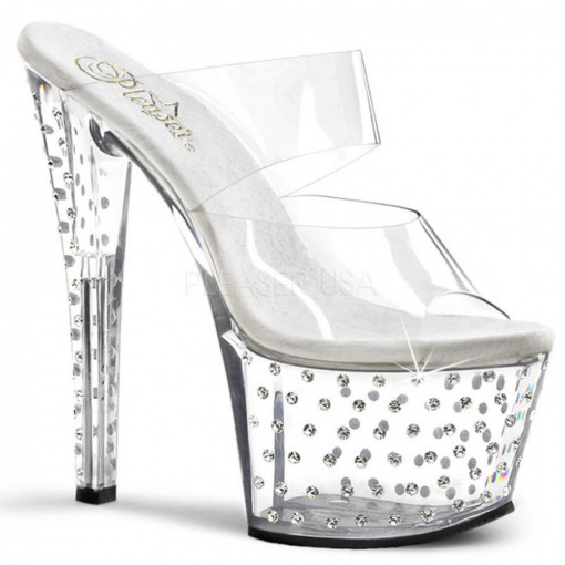 Pleaser STARDUST-702 Clr/Clr
