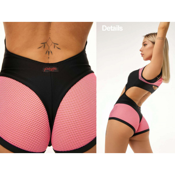 Polerina Wear - JUMP Suite exclusive model Black e rosa o Yellow e nero