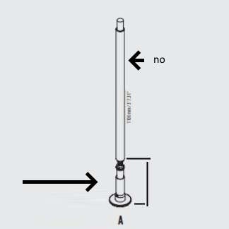 ricambio LUPIT POLE G2 quick lock system with lower-disc