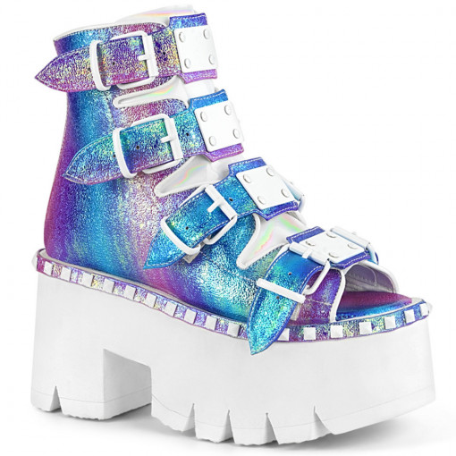 Demonia Cult ASHES Purple Multi Iridescent V. Le