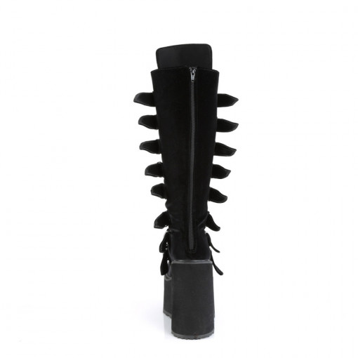 Stivale Demonia Cult SWING-815 nero velluto