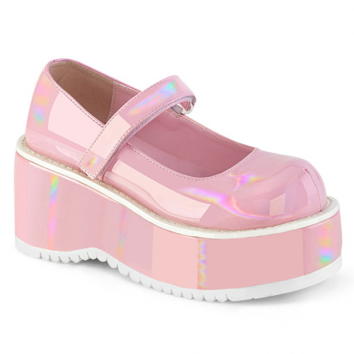 Demonia DOLLIE-01 B. Pink Holo Pat