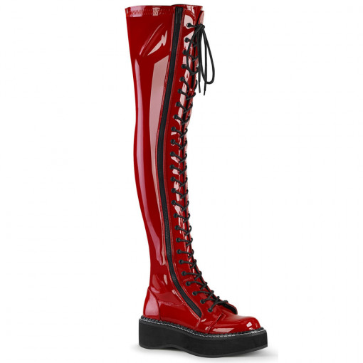 Demonia EMILY-375 Red Pat