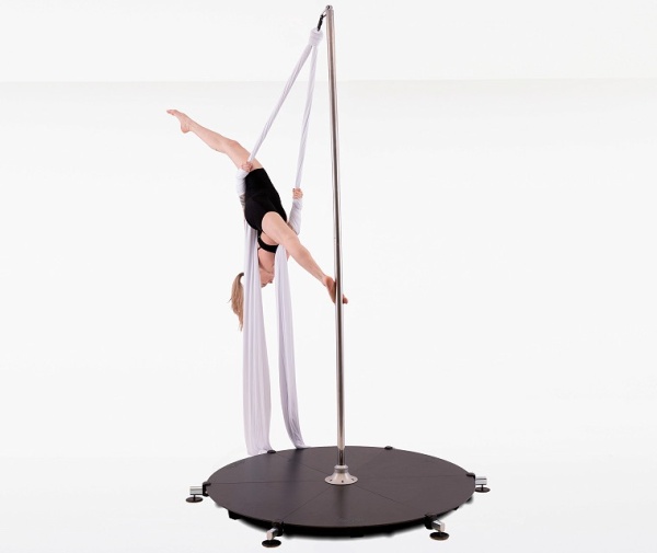 LUPIT Tessuto Lupit Aerial silk for stage, Stage Bianco 7m