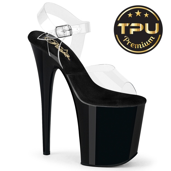 Pleaser FLAMINGO-808PREM Clr TPU/Blk