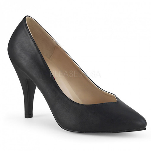 Pleaser Pink Label DREAM-420 Blk Faux Leather