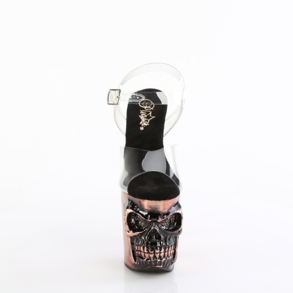 Pleaser Platform Shoes RAPT808-LT/C/COPCH - Img 5