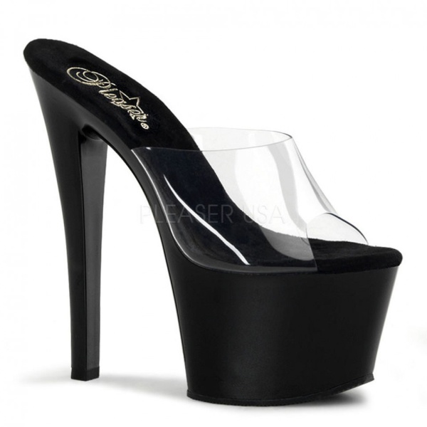 Pleaser SKY-301 Clr/Blk subito numero 43 eu.