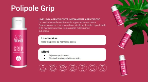 Poli pole grip Shake &amp; GRIP – Medium sticky 50ml subito - Img 3