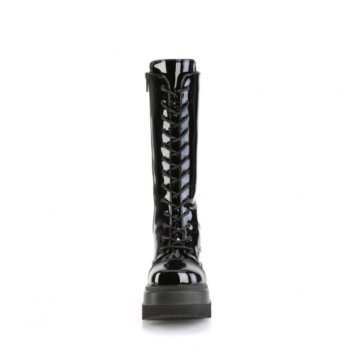 Stivale nero lucido Demonia Cult SHAKER-72