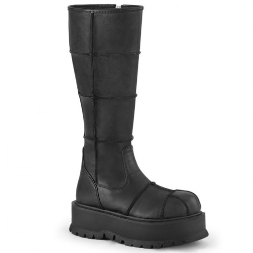 Demonia SLACKER-230 Blk Vegan Leather