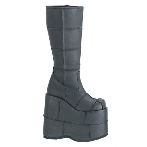 Demonia STACK-301 Blk Vegan Leather