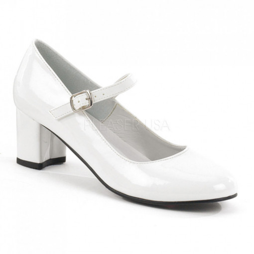 Funtasma SCHOOLGIRL-50 Wht Pat