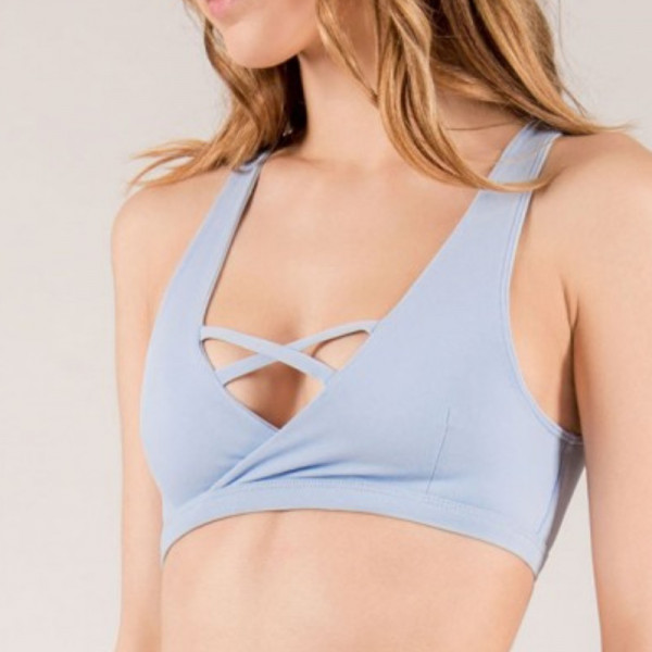 MADEMOISELLE SPIN - TOP PIGALLE Azzurro