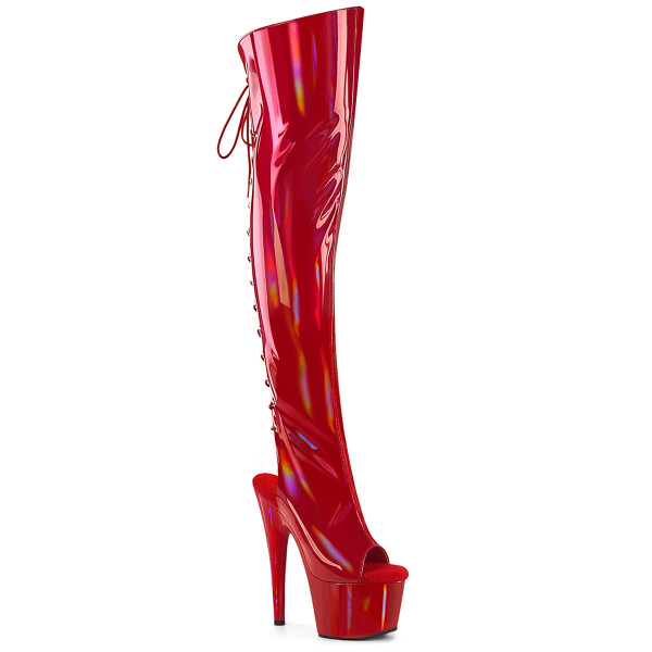 Pleaser ADORE-3019HWR Red Str. Holo/Red Holo