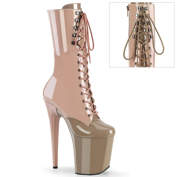 Pleaser FLAMINGO-1054DC Dusty Pink-Sand Pat/Dusty Pink-Sand