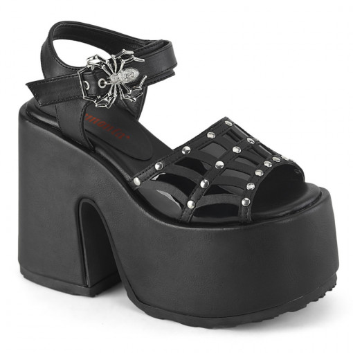 Demonia CAMEL-17 Blk Vegan Leather