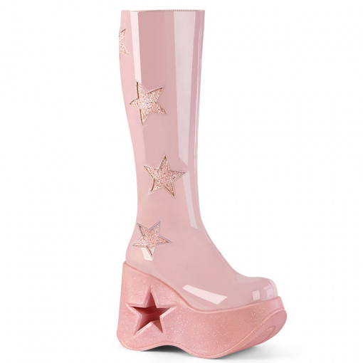 Demonia DYNAMITE-218 B. Pink Pat-B. Pink Multi Gliter
