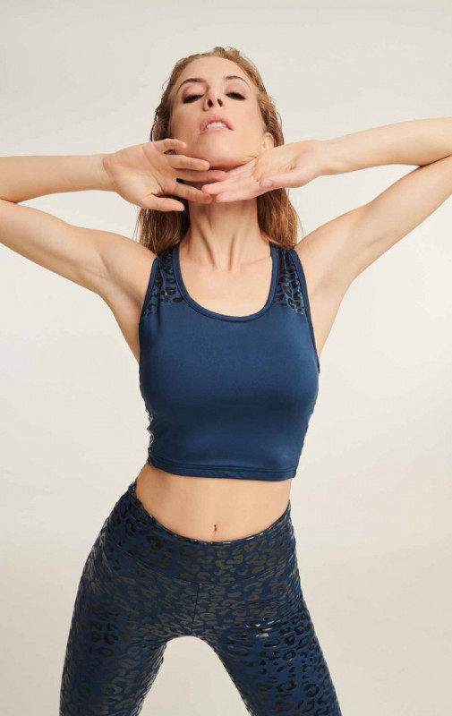 leggings dusty blue paradise chick