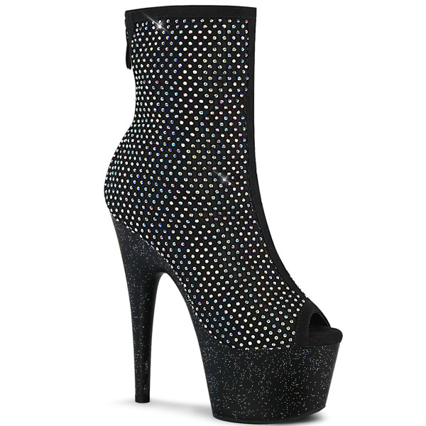 Pleaser ADORE-1031GM Blk Fabric-RS Mesh/Blk Matte