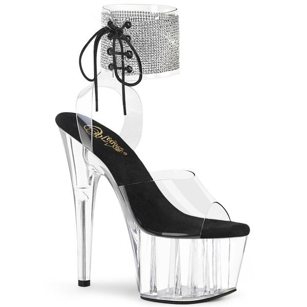 Pleaser ADORE-791-2RS Clr-Blk/Clr