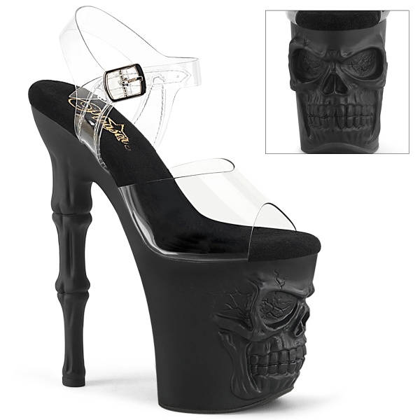 Pleaser RAPTURE-808 Clr/Blk Matte