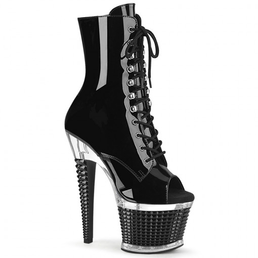 Pleaser SPECTATOR-1021 Blk Pat/Clr-Blk