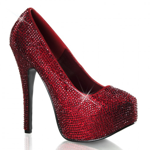 Bordello TEEZE-06R Ruby Red Satin RS