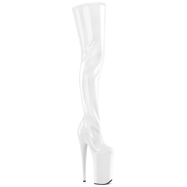 Demonia Cult EMILY Blk Vegan Leather-Holo Pat