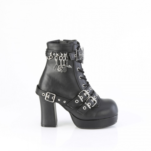 stivale Demonia GOTHIKA-66 Blk Vegan Leather