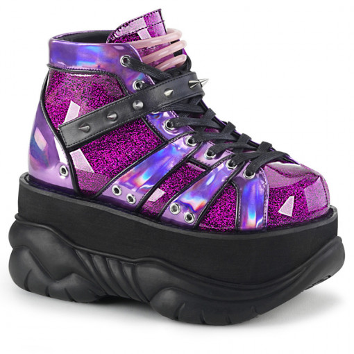 Demonia NEPTUNE-100 Purple Glitter-Hologram