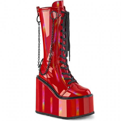 Demonia SWING-150 Red Holographic Stretch Pat