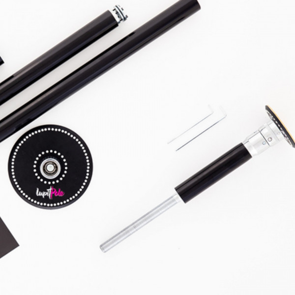 Palo spin e statico LUPIT POLE DIAMOND - G2 QUICK LOCK - Nero Powder