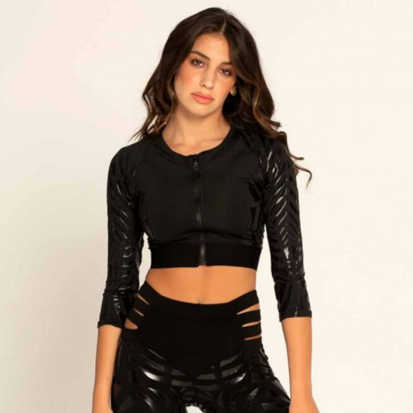 Paradise Chick CROP TOP EXTRA STICKY SUPERHERO AZTEC subito