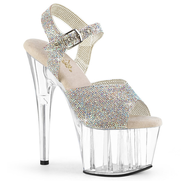 Pleaser ADORE-708N-RS Slv AB RS-TPU/Clr