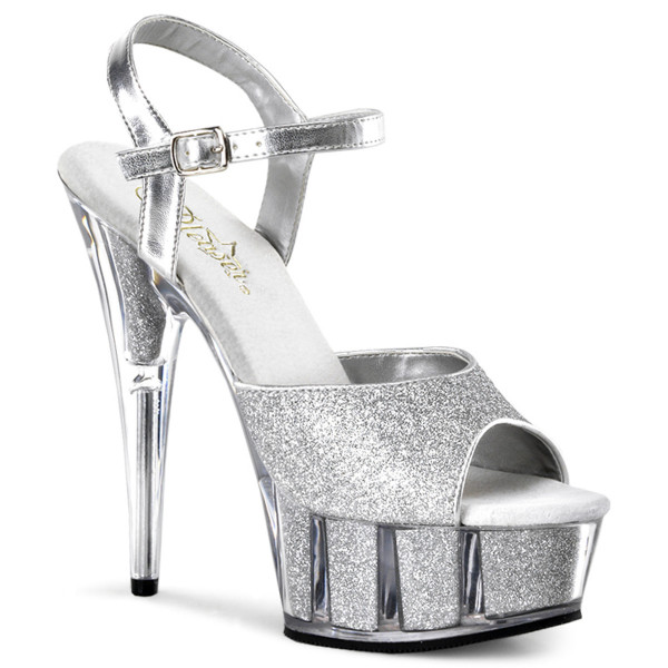 Pleaser DELIGHT-609-5G Slv Gltr/Slv Gltr