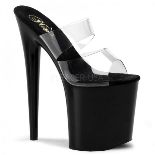 Pleaser FLAMINGO-802 Clr/Blk