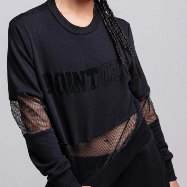 Point Out Osaka Long Sleeve Top blusa rifinita bellissima